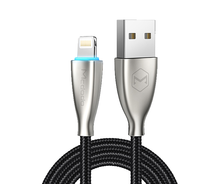 Mcdodo CA-5700 1.2m Excellence Series Lightning Cable - Black - Zoom Image 7