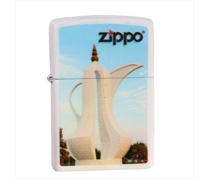 Zippo 214-CI014313 001697 Qatar-Dallah Pot Regular Lighter White - Zoom Image