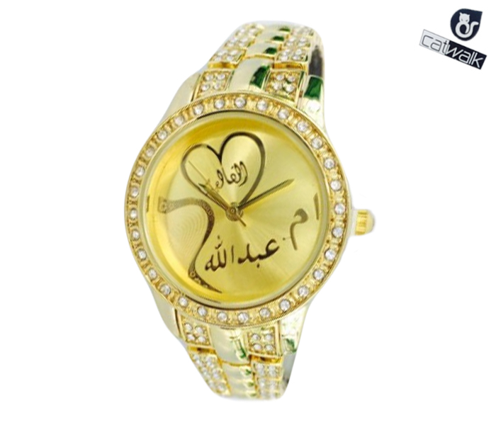 Catwalk CW-135 Genuine quality Fashionable Cz Watch For Women - Gold - Zoom Image