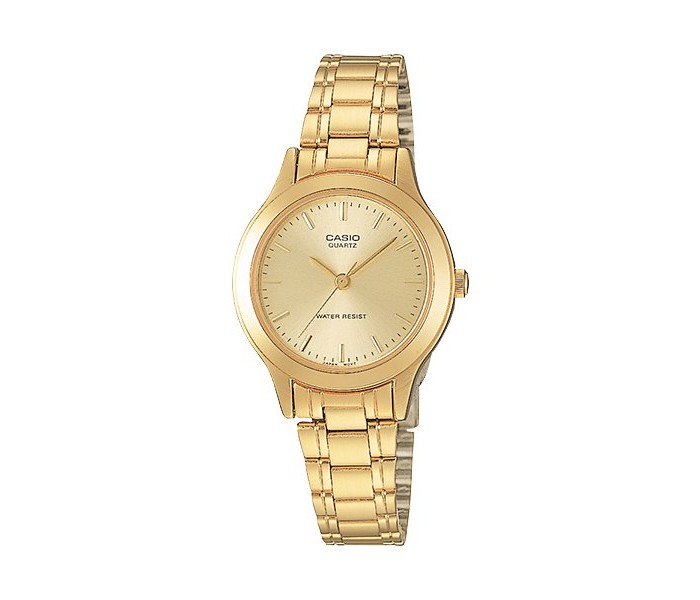 Casio LTP-1128N-9ADF Womens Analog Watch Gold - Zoom Image