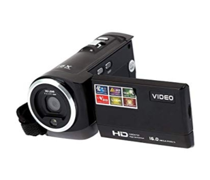 HD-75 1080P Digital Video Camera Recorder 16 Megapixel, 2.4 inch LCD Screen Black - Zoom Image 2