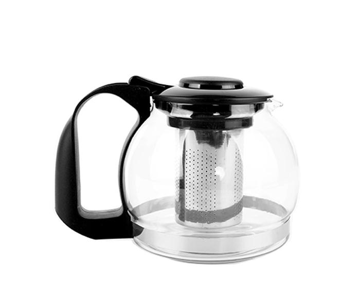 Epsilon EN4396 Glassware Tea Pot with Stainless Steel Strainer - Zoom Image