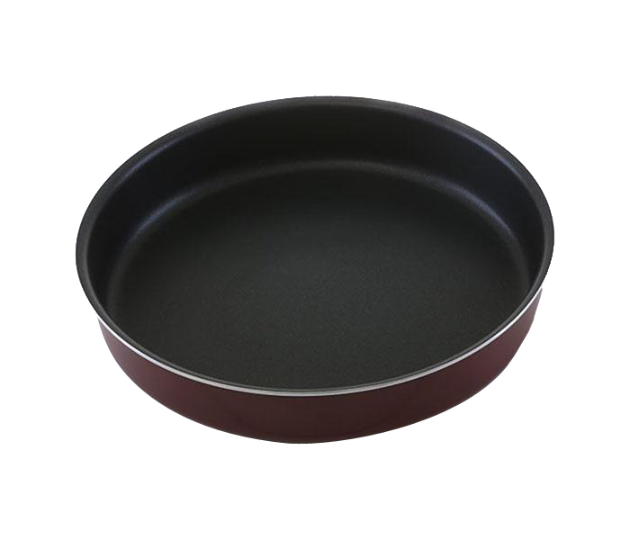 Royalford RF1145-RT 28cm Non Stick Round Tray - Red - Zoom Image 1