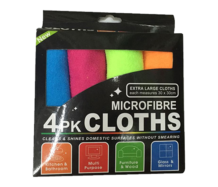 Royalford RF7570 Microfiber Towel Set - 4 Pieces - Zoom Image