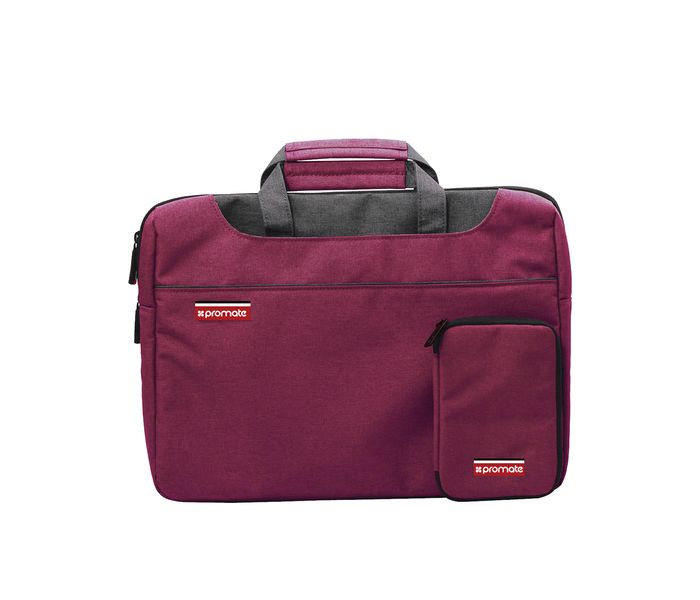 Promate Desire-S 11.6 inch Elegant Classic Handbag Design Messenger Bag, Red - Zoom Image 5