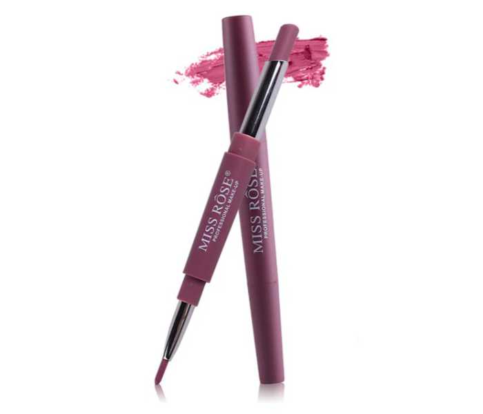 Miss Rose 7102-001A72 Sexy 2 In 1 Double Ended Waterproof Matte Lipstick  Beauty 02 - Zoom Image