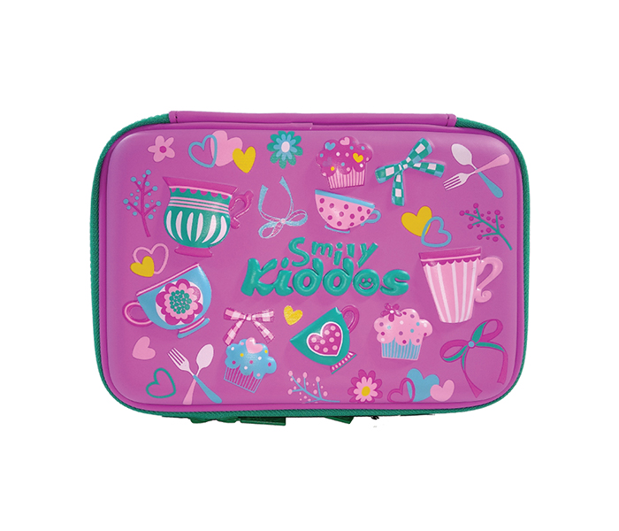 Smily Kiddos SK11001005 Double Compartment Pencil Case - Purple - Zoom Image 4