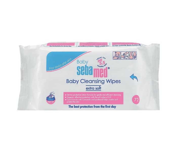 Sebamed 015SM009 Baby Wet Wipes 72 Sheets - Zoom Image