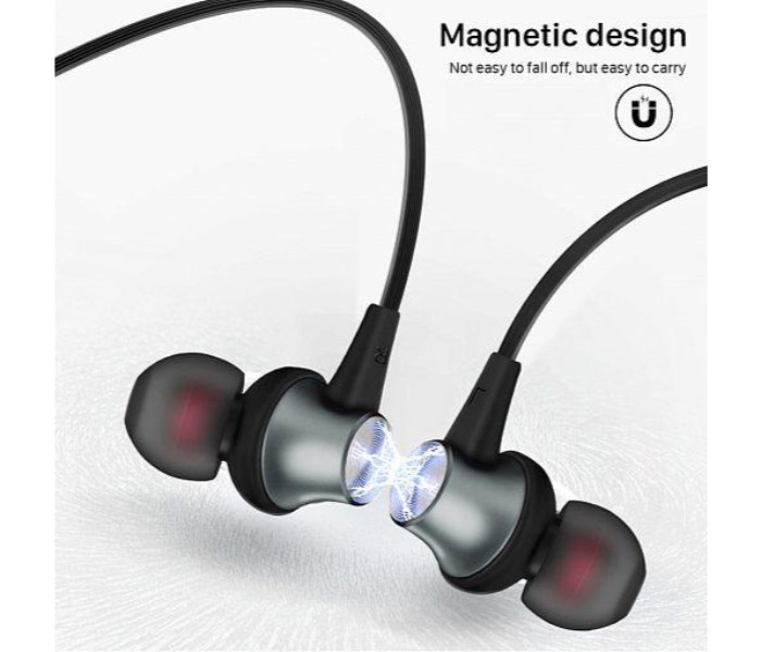 Magnetic Wireless Bluetooth Sports Earphone with Built in Microphone and Volume Control XZ4 Multicolor - Zoom Image 1