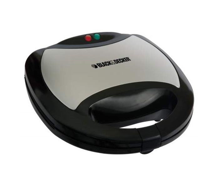 Black and Decker TS2040-B5 750W 2 Slice Interchangable Plate Sandwich Maker - Black - Zoom Image 2