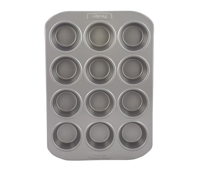 Prestige PR57127 12 Cups Bakeware Carbon Steel Deep Muffin Tin, Grey - Zoom Image 4