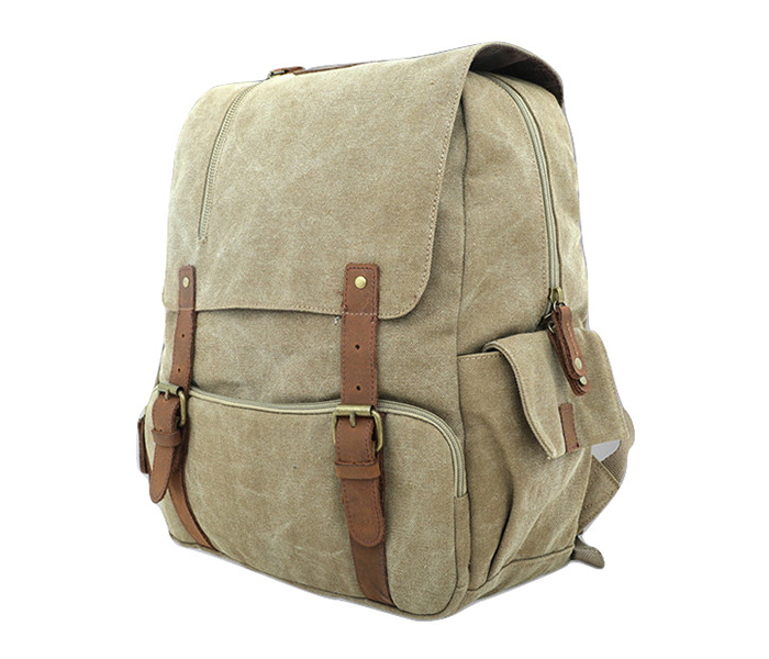 Para John PJBP6611-K Canvy BackPack - Khaki - Zoom Image 1