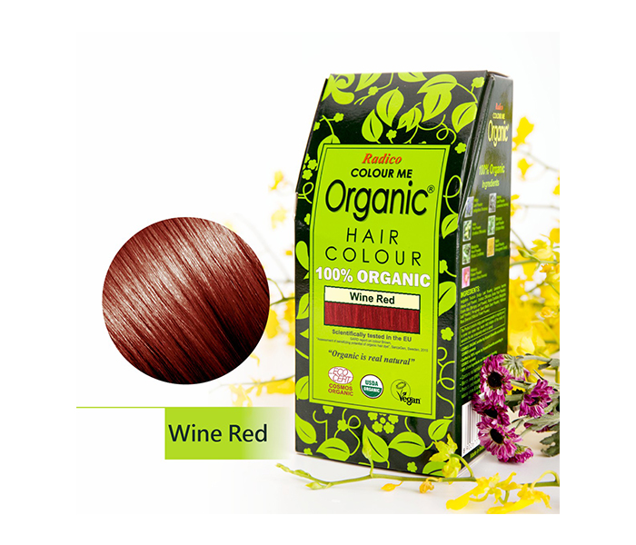 RADICO Colour Me Organic Hair Colour - Wine Red - Zoom Image 1