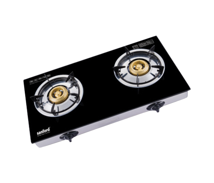 Sanford SF5361GC 2800pa LPG Double Burner Gas Stove - Black - Zoom Image