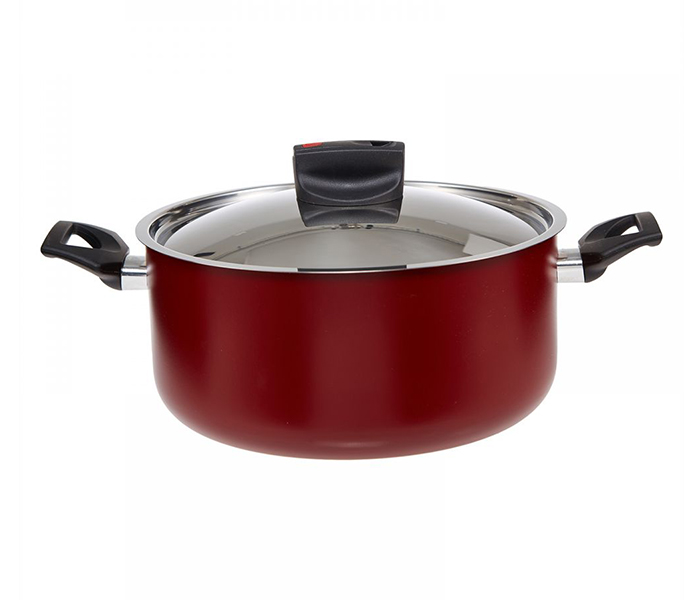 Prestige PR22099 20CM Aluminium Safecook with Nonstick Casserole - Red - Zoom Image 3