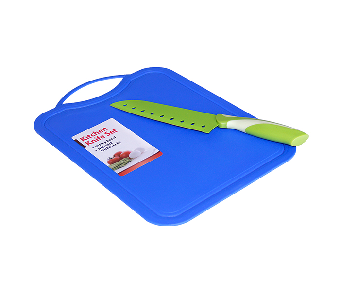 Taqdeer KN-9305 Kitchen Knife Set with Chopping Board - 2 Pieces - Zoom Image 1