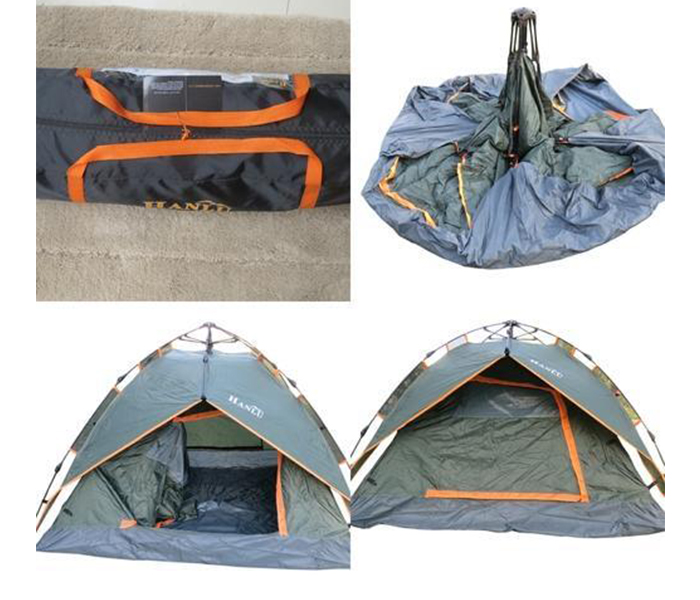 3 Person Automatic Camping Tent with Bag EN 4467  - Zoom Image 2