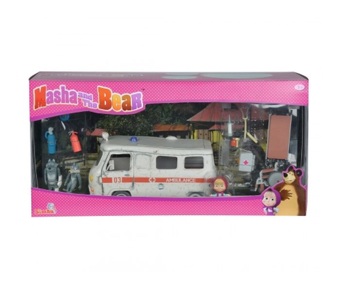 Simba 9309863 Masha Ambulance Play Set - Zoom Image 2