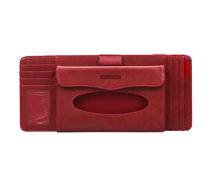 Promate CarCaddy 4-in-1 Multifunctional Car Sun Visor Organizer - Red - Zoom Image 5