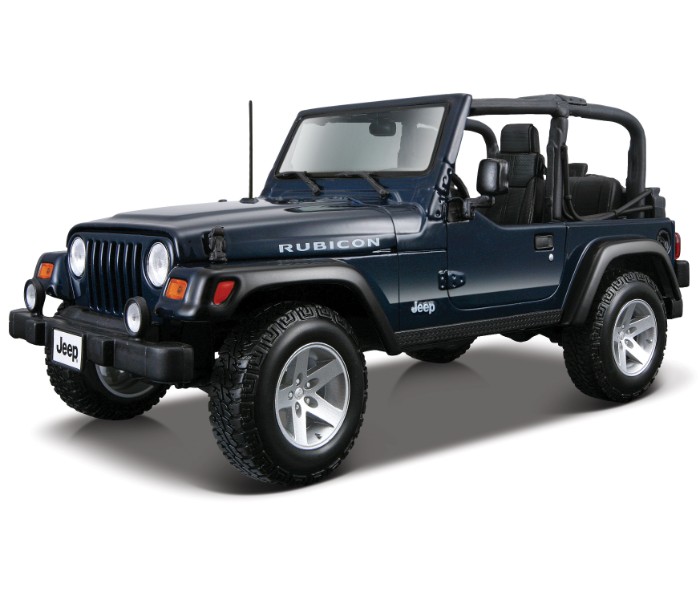 Maisto Tech 31663 1:18 SE (A) Jeep Wrangler Rubicon Blue - Zoom Image