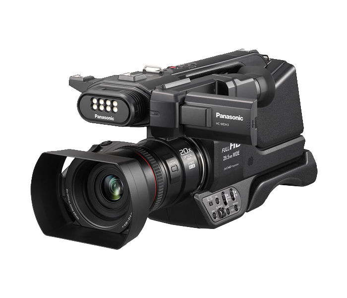 Panasonic HC-MDH3 AVCHD Shoulder Mount Camcorder with LCD Touchscreen & LED Light - Black - Zoom Image 6