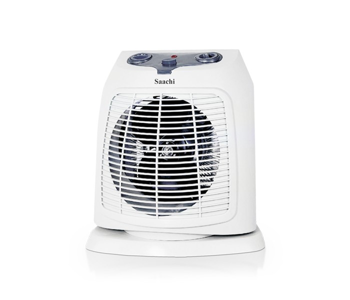 Saachi NL-HR-2605 Fan Heater With 2 Heat Settings White - Zoom Image