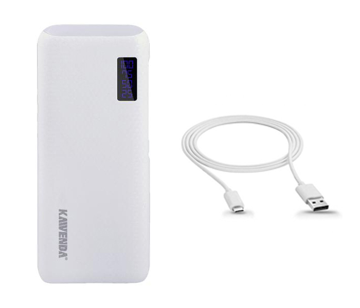 Kaivenda M9 Power Bank 10,000 mAH with 2 USB Output LED Charging Display With Torch - Zoom Image 2