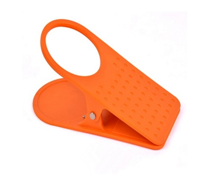 Creative Table Glass Holder Clip - Orange - Zoom Image 2