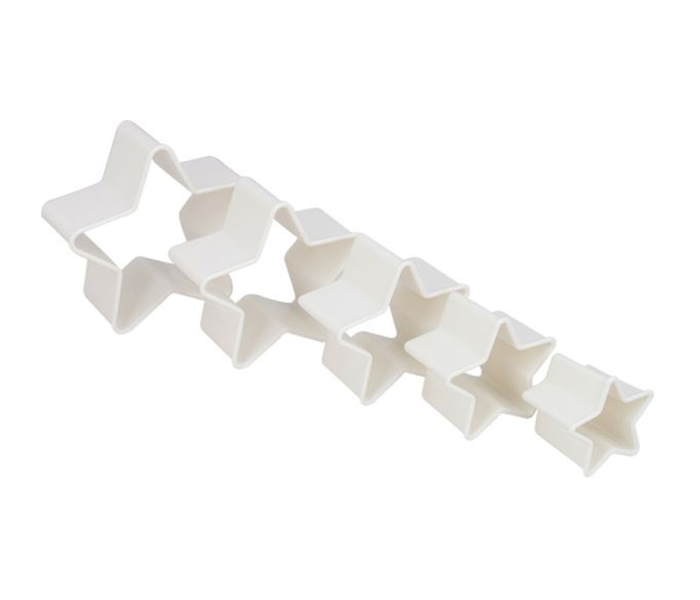 Prestige PR8053 5 Pieces Star Shape Pastry Cutter Set, White - Zoom Image 3