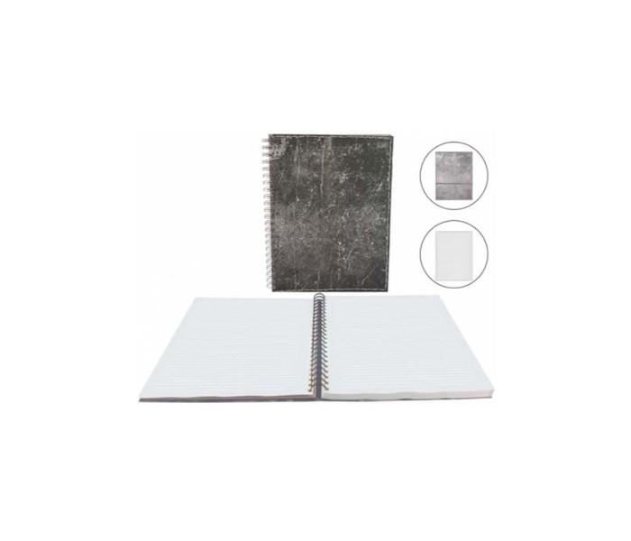 Senfort 91091 Wire-O A5 Notebook With Divider Blue - Zoom Image