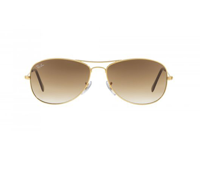 Ray-Ban 0RB3362 001/51 Aviator Gold Frame & Brown Gradient Mirrored Sunglasses for Unisex - Zoom Image 3