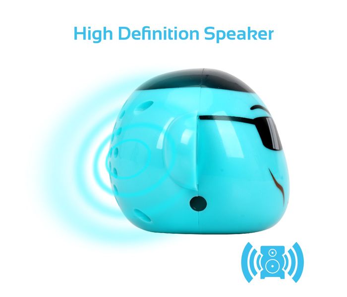 Promate Ape Mini High Definition Wireless Monkey Speaker With Smartphone Stand - Blue - Zoom Image 1