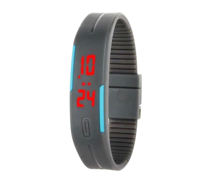 LED Sport Watch Water Resistant Fashionable Digital Bracelet - Grey - Zoom Image