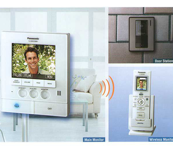 Panasonic VL-SW250BX Wireless Video Intercom System - White - Zoom Image 1