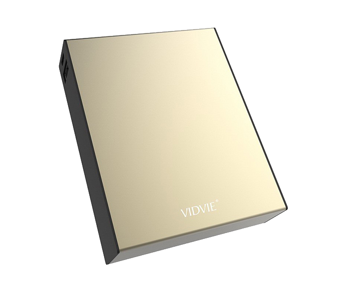 Vidvie PB-704 10400mah High Quality Powerbank - Gold - Zoom Image 2