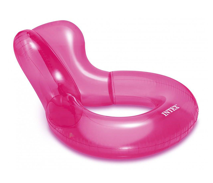 Intex ZX-56830 135 x 114CM Transparent Lounge Float Chair - Pink - Zoom Image 2