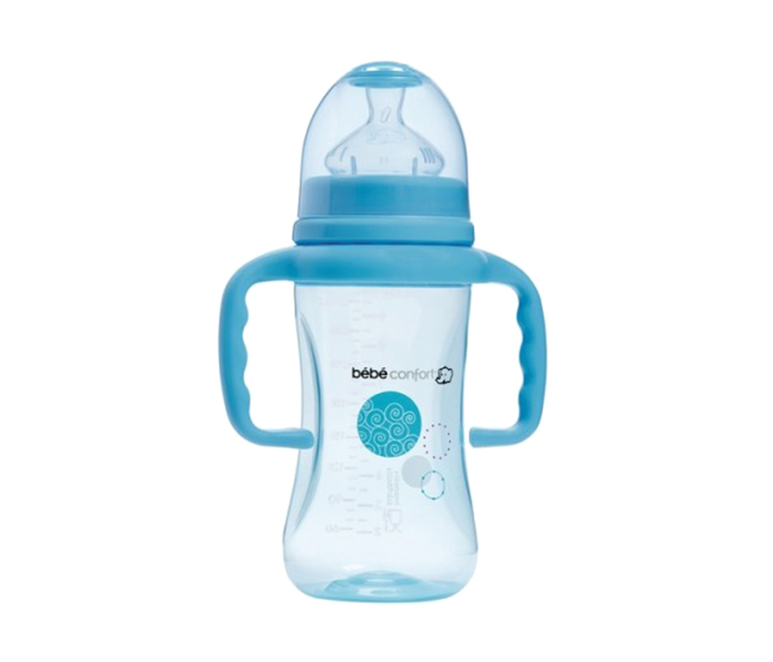 Bebe Confort 30001214 Maternity Neck Bottle with Handle - 270ml, Blue - Zoom Image