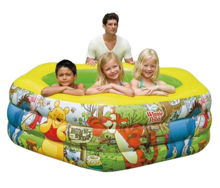 Intex ZX-57494 190 x 178 x 61CM Winnie The Pooh Inflatable Pool - Zoom Image 2