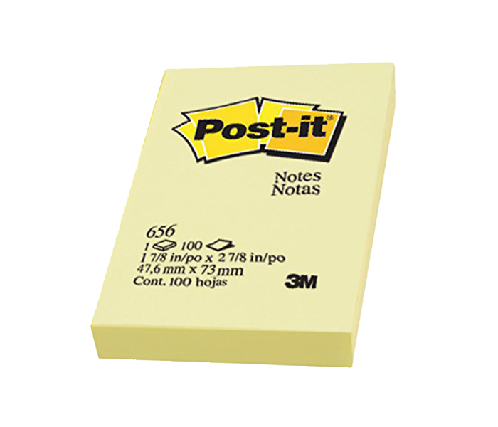 Post-it 656 2 × 3-inch Sticky Note - Yellow - Zoom Image 1