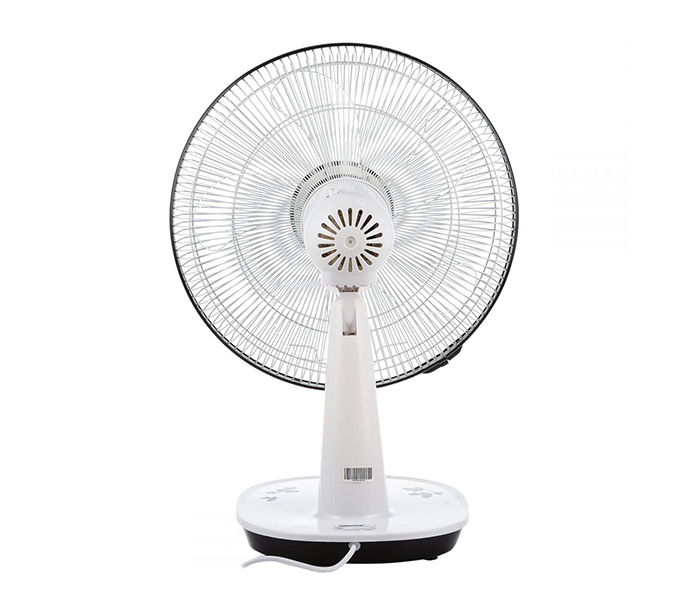 Geepas GF9484 16-inch 3 Speed Table Fan with Timer - White - Zoom Image 2