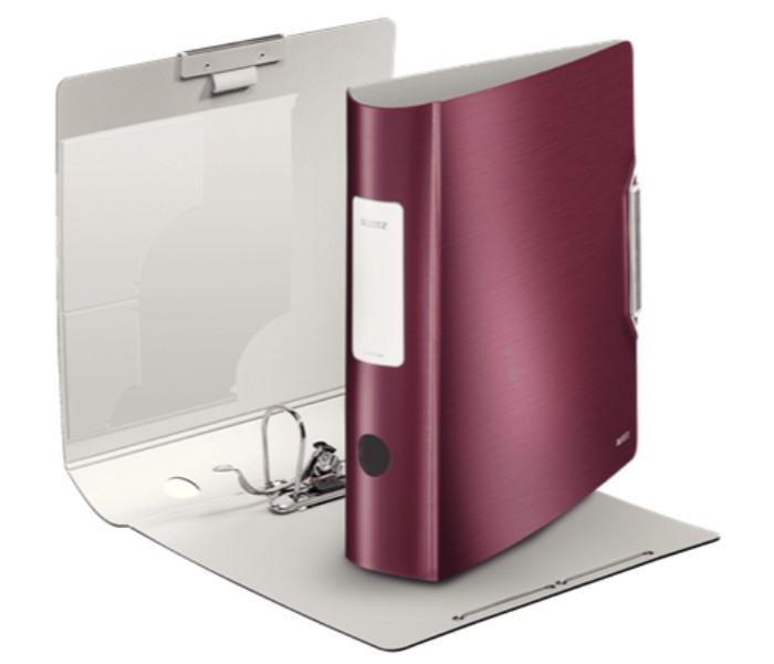 Leitz 1108-00-28 Ordner Active Style Flap Folder Garnet Red - Zoom Image 1