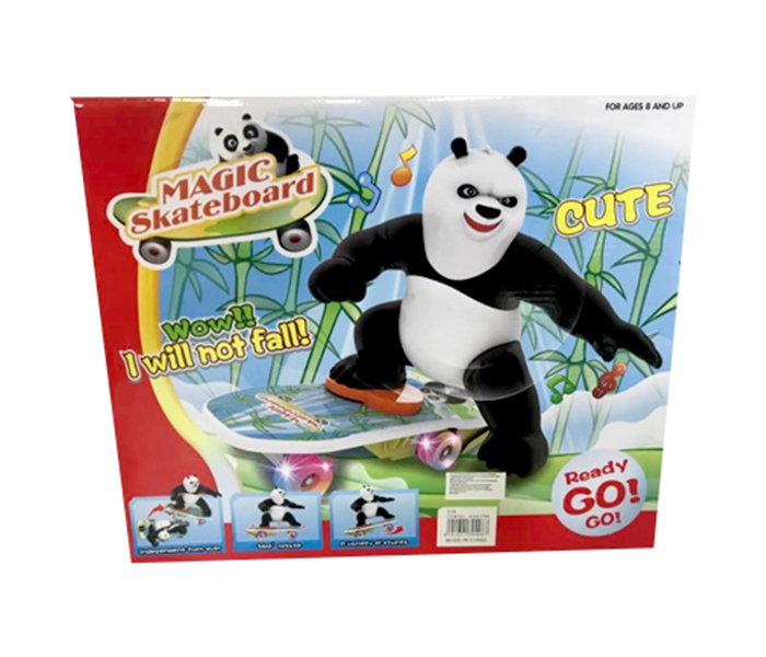 Buomran Toys 48888A Remote Control Skateboard Panda Toy with Charger - Zoom Image 1