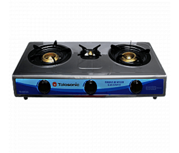 Tolosonic TS-GS123 3 in 1 Stainless Steel Gas Burner - Zoom Image 2