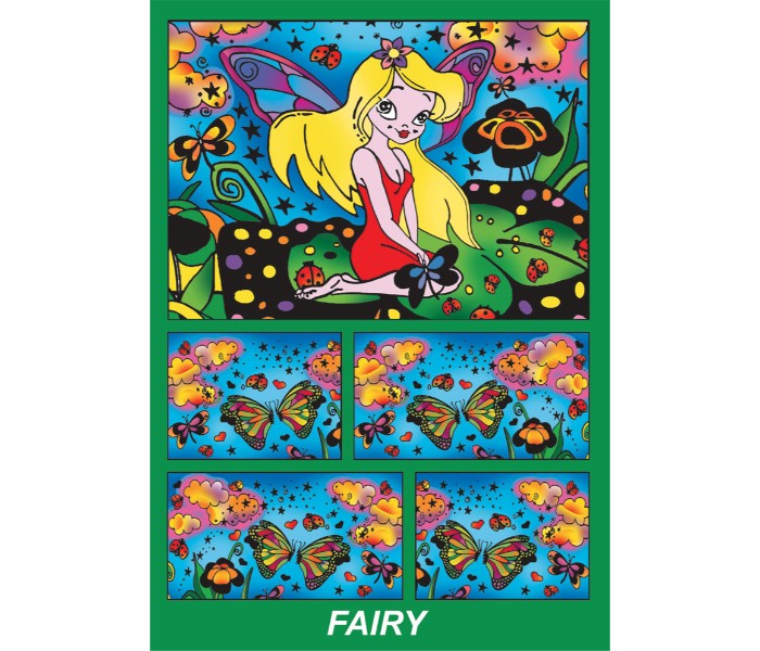 Color Velvet 4201 Fairy Coloring System Multi Color - Zoom Image