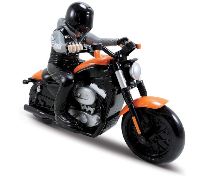 Maisto Tech 81661 Remote Control HD Moto XL1200N Nighster With Rider Orange and Black - Zoom Image 1