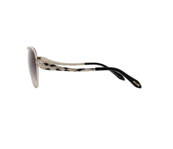 Roberto Cavalli 920S-A 28B Aviator Pale Gold, Black Frame & Brown Gradient Mirrored Sunglasses for Women - Zoom Image 2