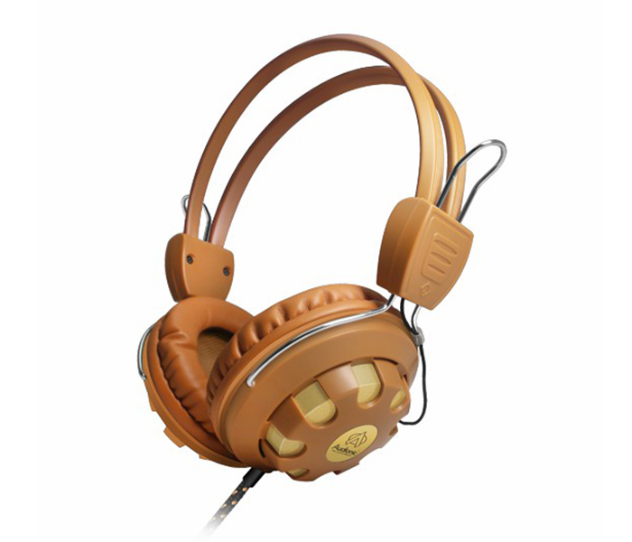 Audionic MAX 60 Deep Bass Over-Ear Headphone - Brown - Zoom Image