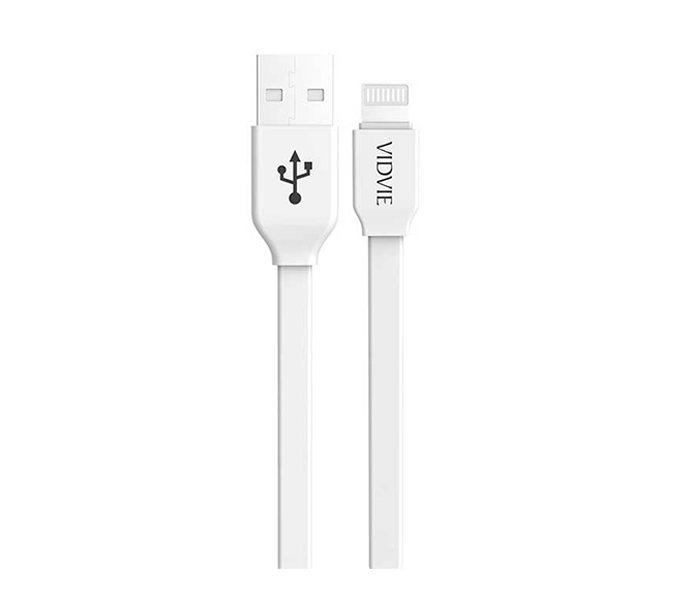 Vidvie CB-405 Data Cable for Apple iPhone - 1 Meter, White - Zoom Image 4