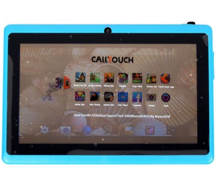 Calltouch C88 Tablet 7 inch, Android 4.2.2, 4GB, Wi Fi, Dual Core, 512 MB DDR3, 3G Dongle, Dual Camera, Blue - Zoom Image 2