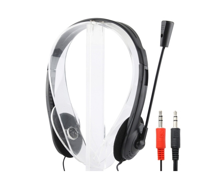 iends IE-HS930 High Quality Multimedia Headset with Microphone - Black - Zoom Image 1